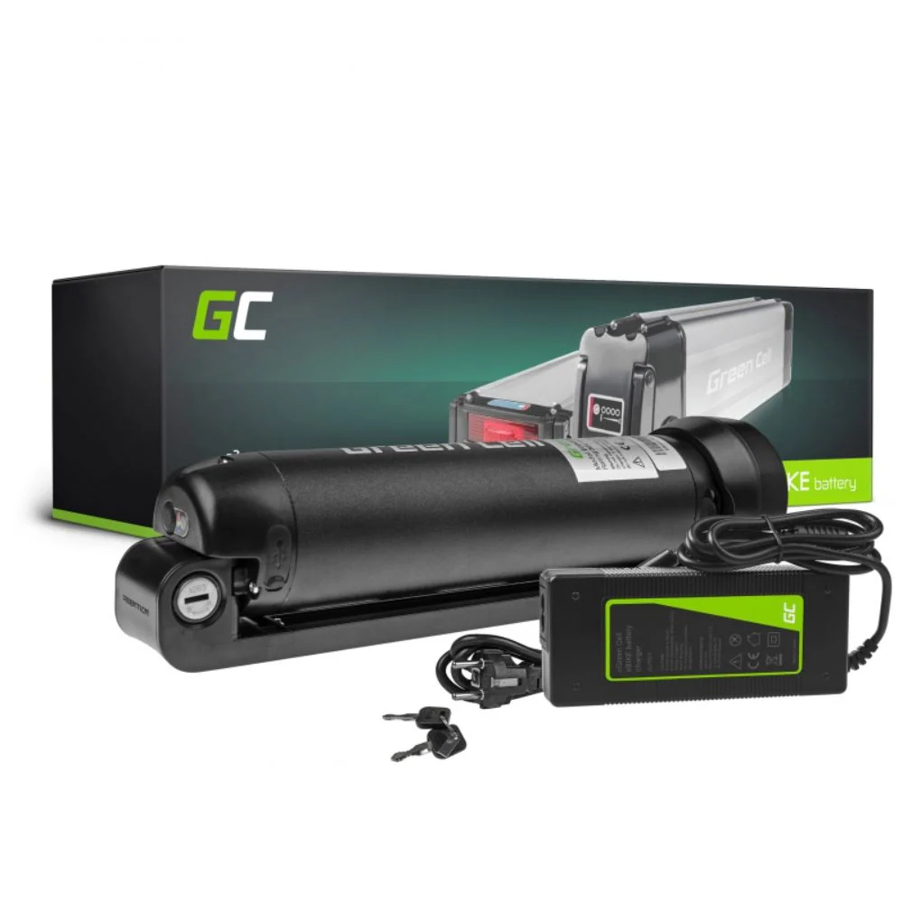 Bateria P/ E-Bike 36V 5.2Ah C/ Carregador Verde Cell do Tipo Modular