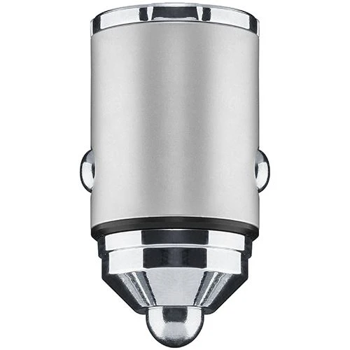 Carregador de Isqueiro Cellular Line Drive Micron USB+ USB TIPO C - Prateado - Conjunto de 4