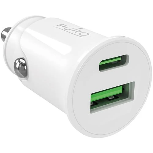 Suporte para Bandeira Carregador de Isqueiro Genuíno Pro Lite USB+ USB-C - Branco