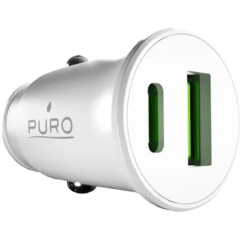 Suporte para Bandeira Carregador de Isqueiro Genuíno Pro Lite USB+ USB-C - Branco