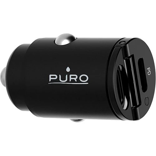 Suporte para Bandeira Carregador de Isqueiro Genuíno Mini Auto Bullet 30W - Preto