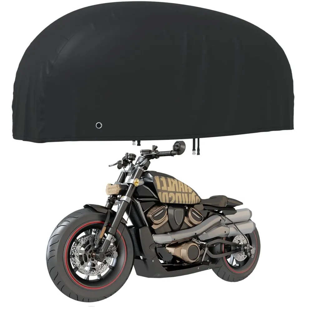Capa para motociclo 230x95x125 cm oxford preto