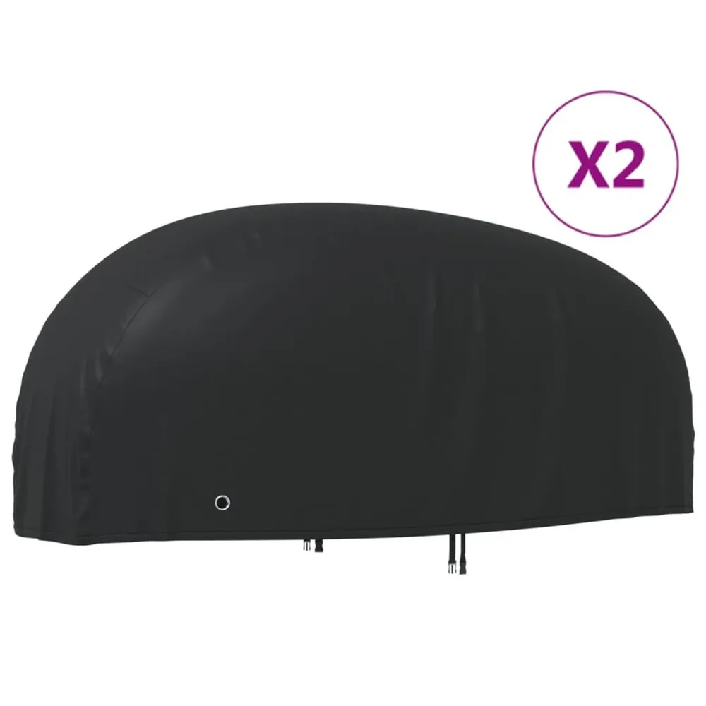 Capas para motociclo 2 pcs 245x105x125 cm tecido oxford 210D