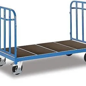 Carrinho de parede dupla VARIOfit com escoras verticais, dimensões externas: 1.575 x 900 x 1.105 mm (LxPxA), sw-1303