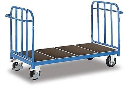 Carrinho de parede dupla VARIOfit com escoras verticais, dimensões externas: 1.875 x 900 x 1.105 mm (LxPxA), sw-1613