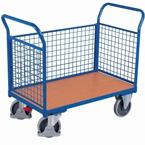 Carrinho de três paredes VARIOfit com arame, dimensões externas: 1.040 x 500 x 975 mm (LxPxA), sw-500.301