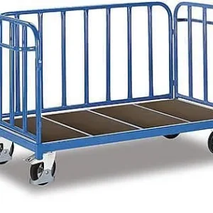 Carrinho de três paredes VARIOfit com escoras verticais, dimensões externas: 1.875 x 900 x 1.105 mm (LxPxA), sw-1617