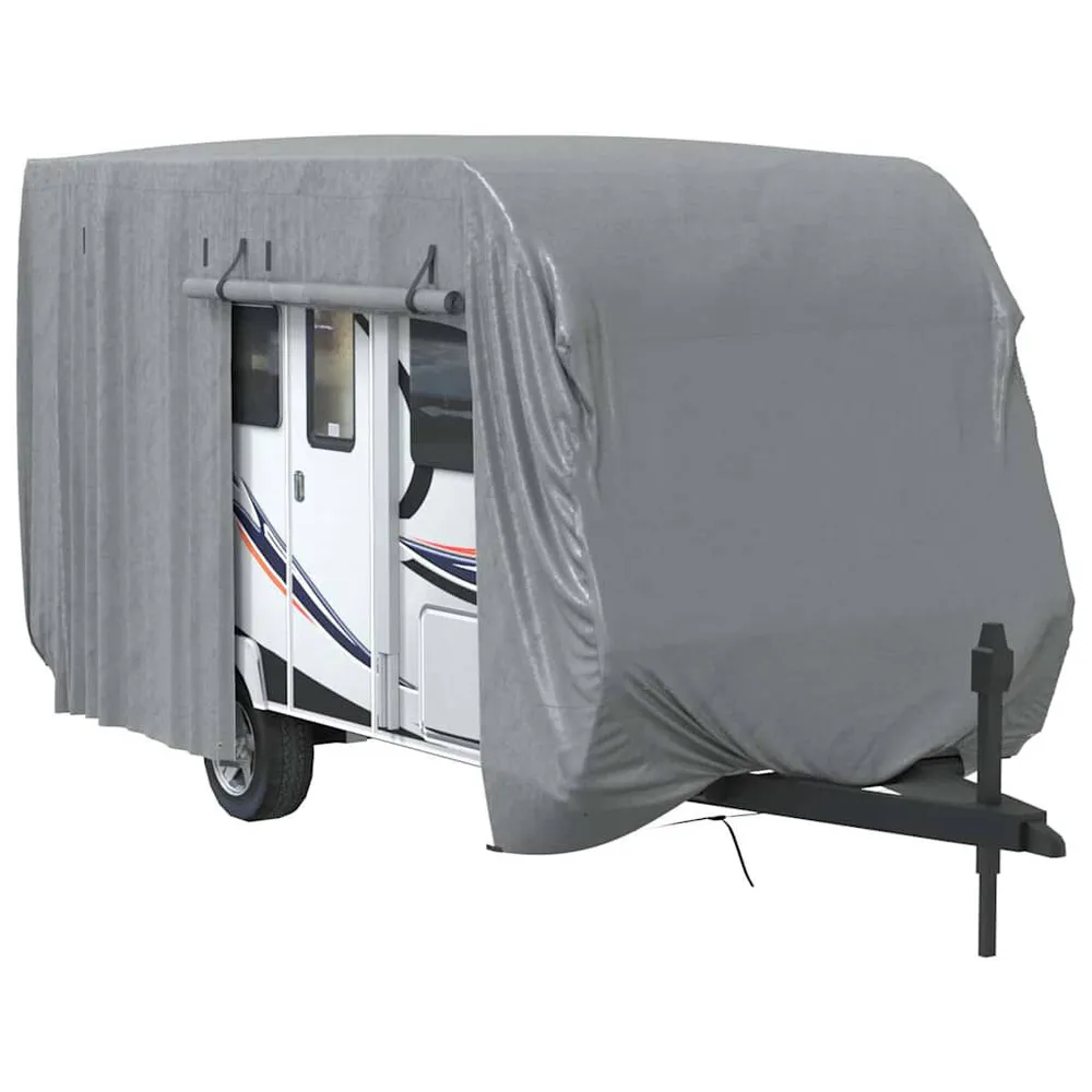 Cobertura caravana 460x250x220 cm tecido não tecido cinzento