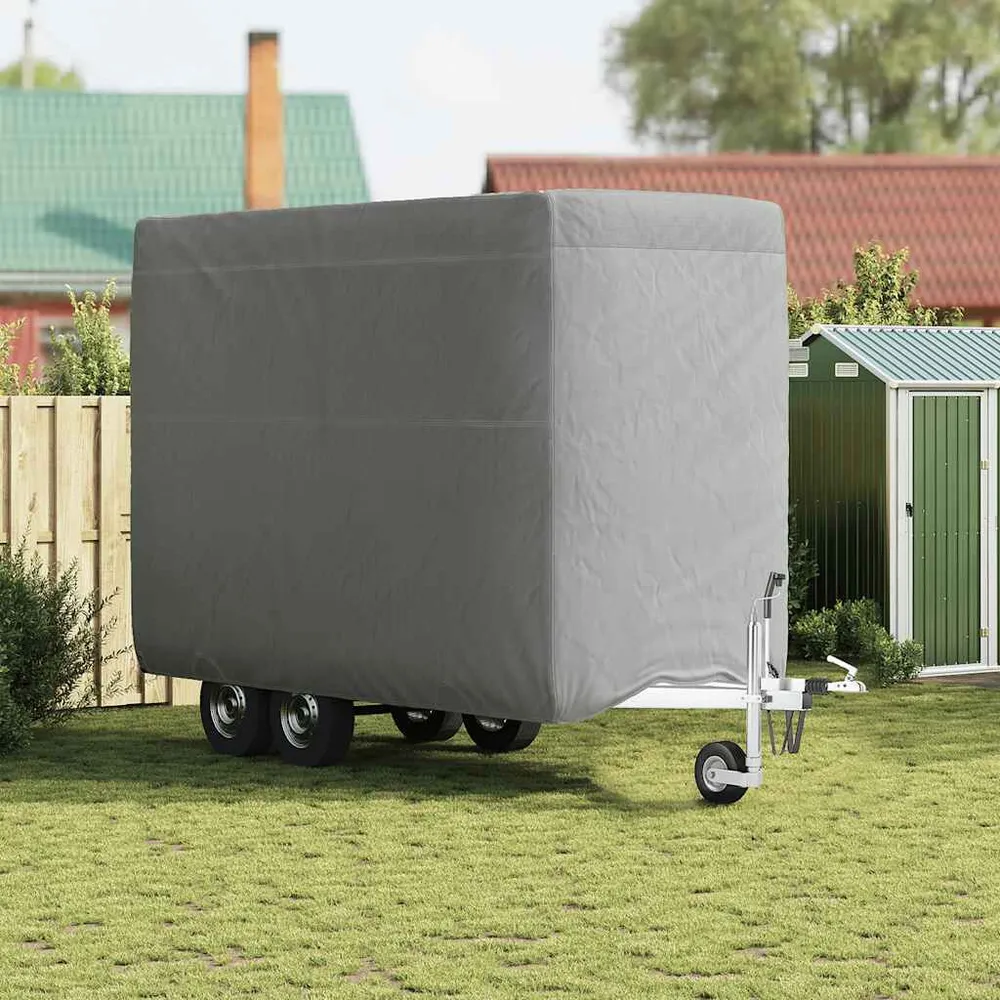 Capa atrelado cavalo 334x148x230 cm tecido não tecido cinzento