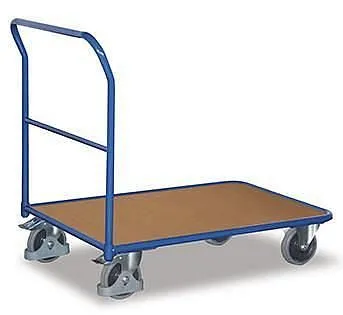 Carrinho com barra de empurrar VARIOfit, versão sutil, dimensões externas: 1.100 x 600 x 945 mm (LxPxA), sw-600.109