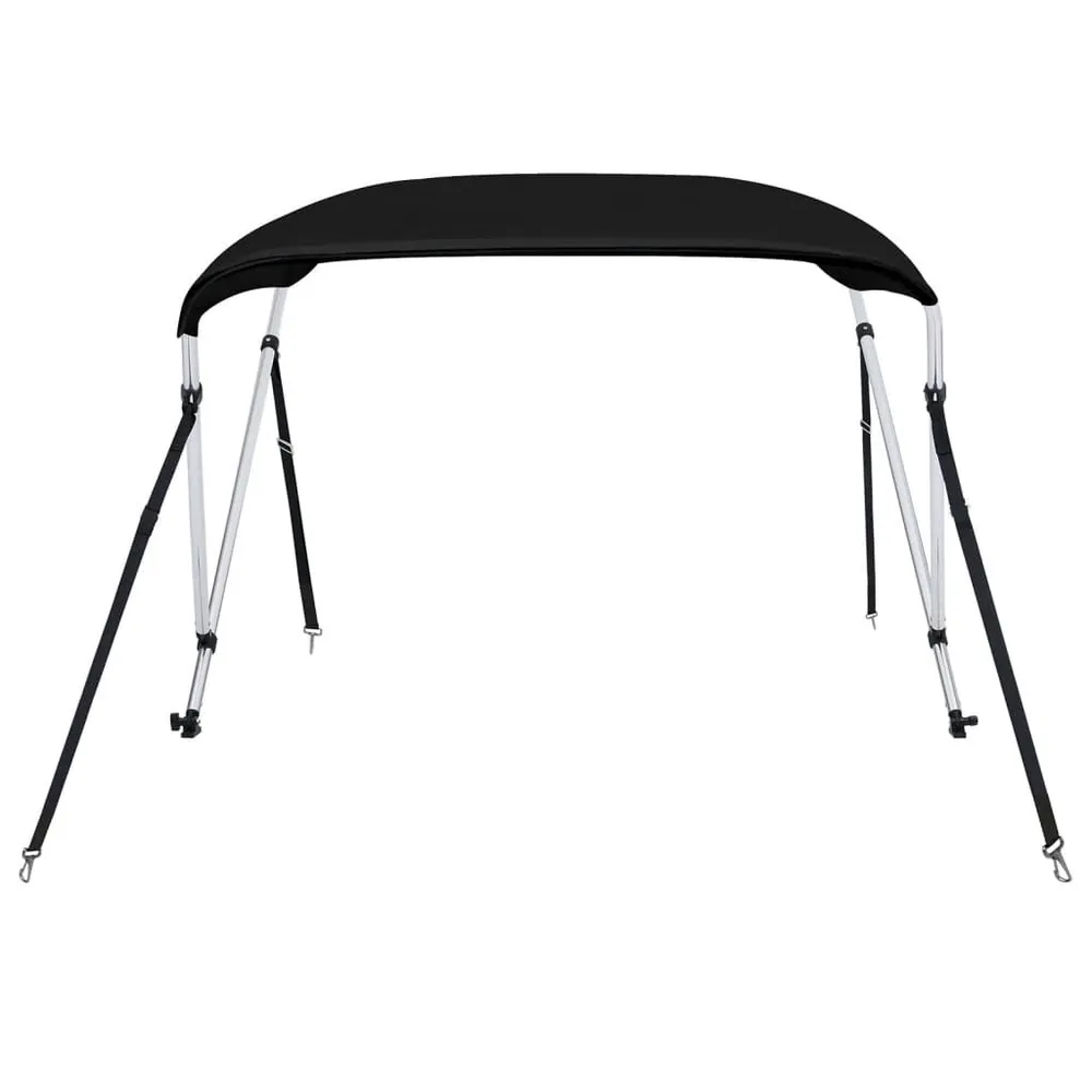 Toldo de 2 arcos Bimini 150x120x110 cm preto