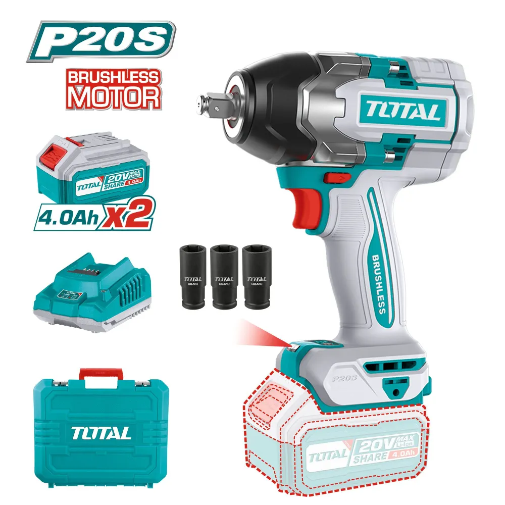 Chave Impacto 1/2'' Brushless Bateria Mod. TIWLI2085