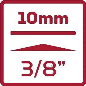 Conjunto de chaves de serviço de óleo vermelho GEDORE Q-handle 3/8 12 peças, 3301544 para Veículos Pesados