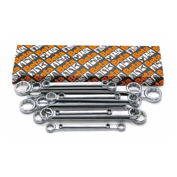 Set 8 chiavi poligonali doppie diritte cromate Beta 95/S8