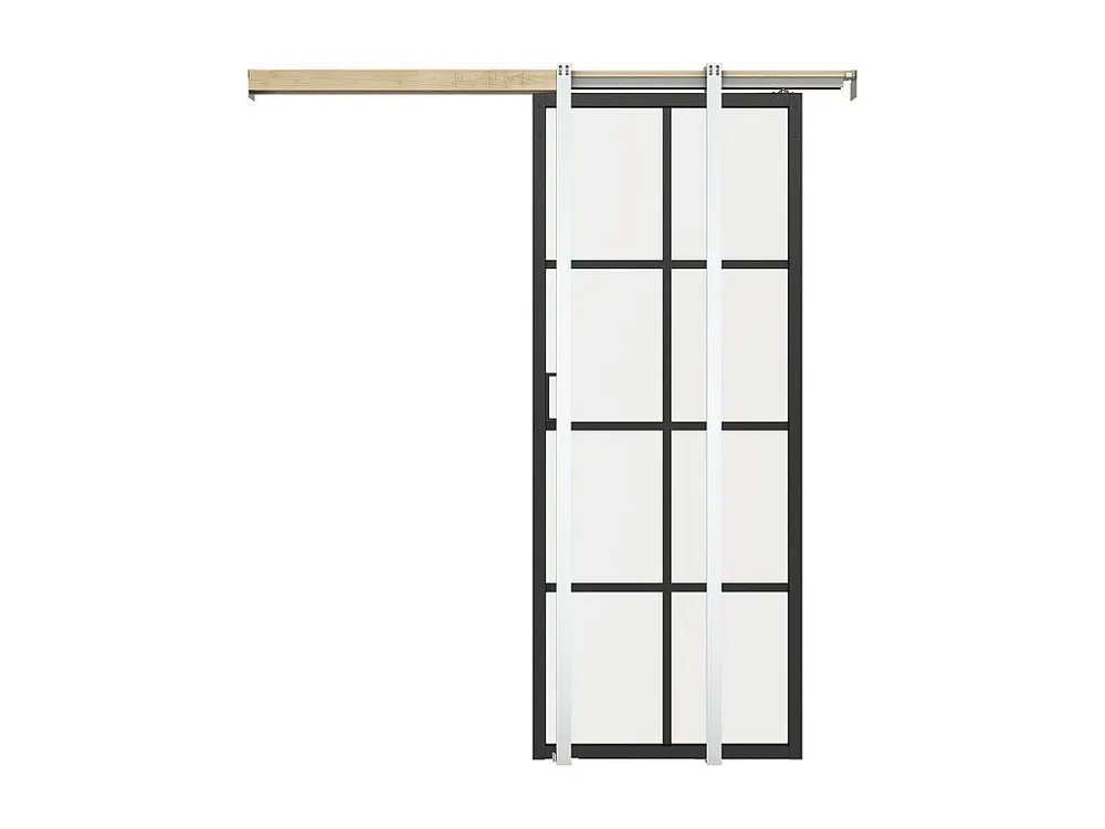 Porta de correr com sistema de tabique, vidro temperado A205xC73 cm - WILDEN II