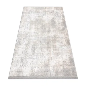 Tapete moderno TULS estrutural, franjas 51231 Vintage marfim / cinzent 240x330 cm