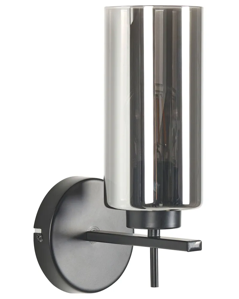 Candeeiro de parede em metálico cinzento 29 cm PURIRI