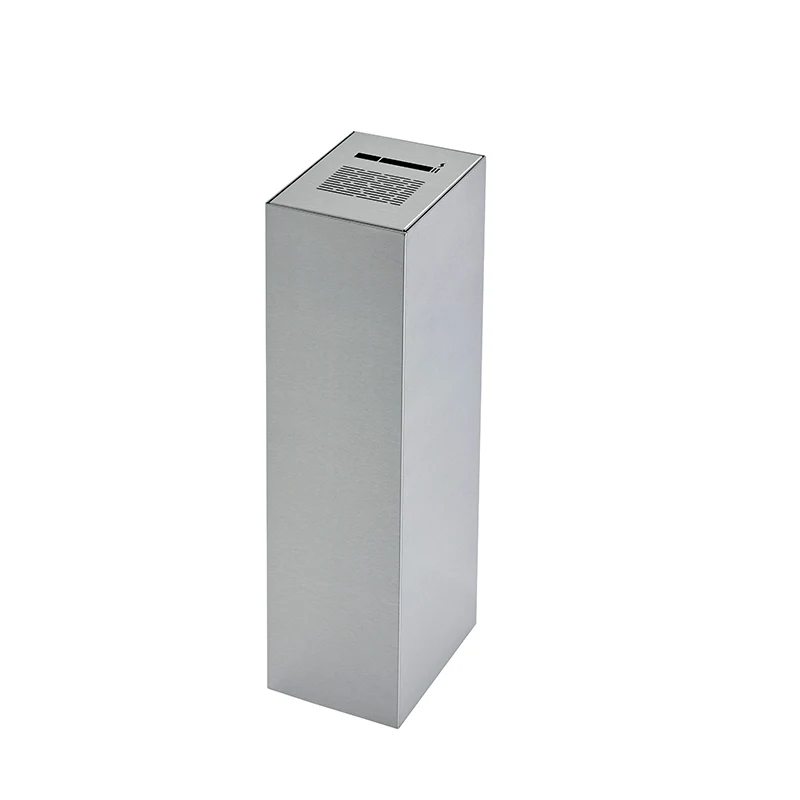Premium Original Cinzeiro de Exterior Retangular em Inox Portimão - 23 Litros