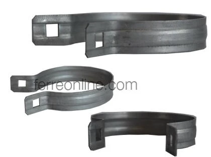 ABRAZADERA DE ARRANQUE PARA MALLA HEX 48MM 2" CLAVOS NALES MEX