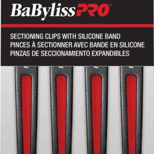 Clipes de seccionamento com banda de silicone BabyLissPro