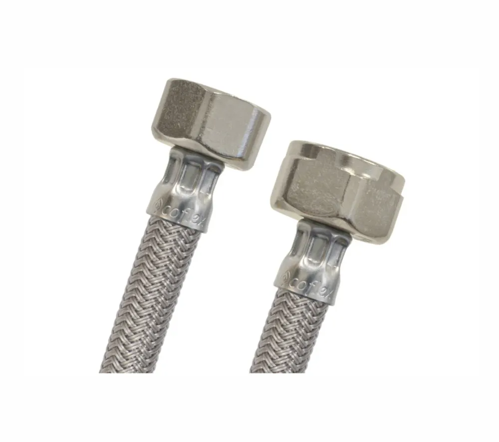 Alimentador para Sanitario 1/2" x 7/8" x 50 cm Vinilo Platino Coflex VS-A50 Proveedora Ferretera La Mundial