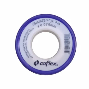Cinta Teflón 3/4" x 6.60 m Coflex WT34-60 Proveedora Ferretera La Mundial