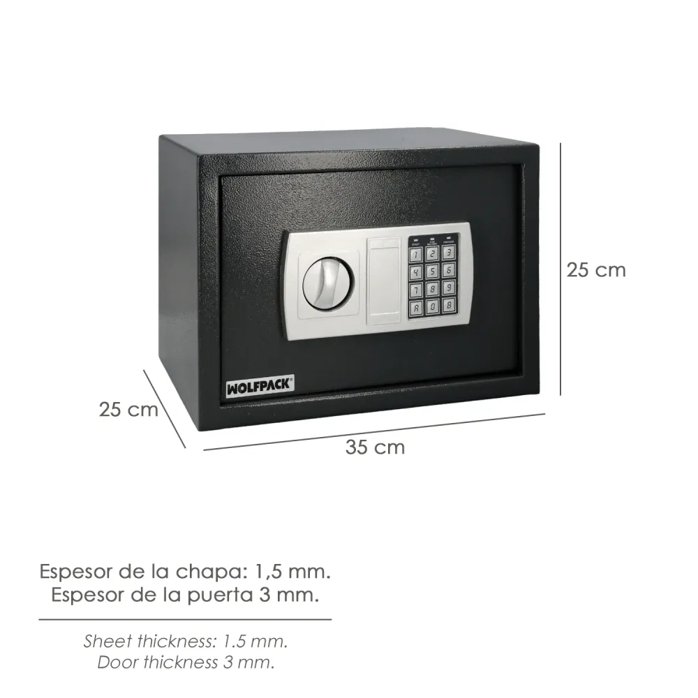 Cofre elétrico de superfície 35x25x25 cm.