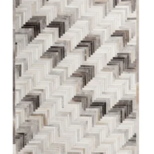 Cowhide Area Rug 140 x 200 cm Grey and Tom neutro ARSUZ