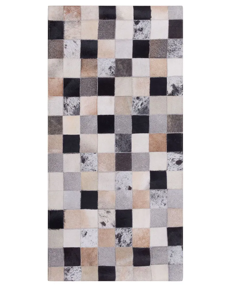 Cowhide Area Rug 80 x 150 cm Caramelo RIZE