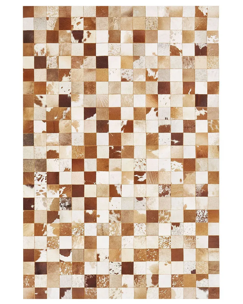 Cowhide Area Rug 160 x 230 cm Brown and Neve CAMILI