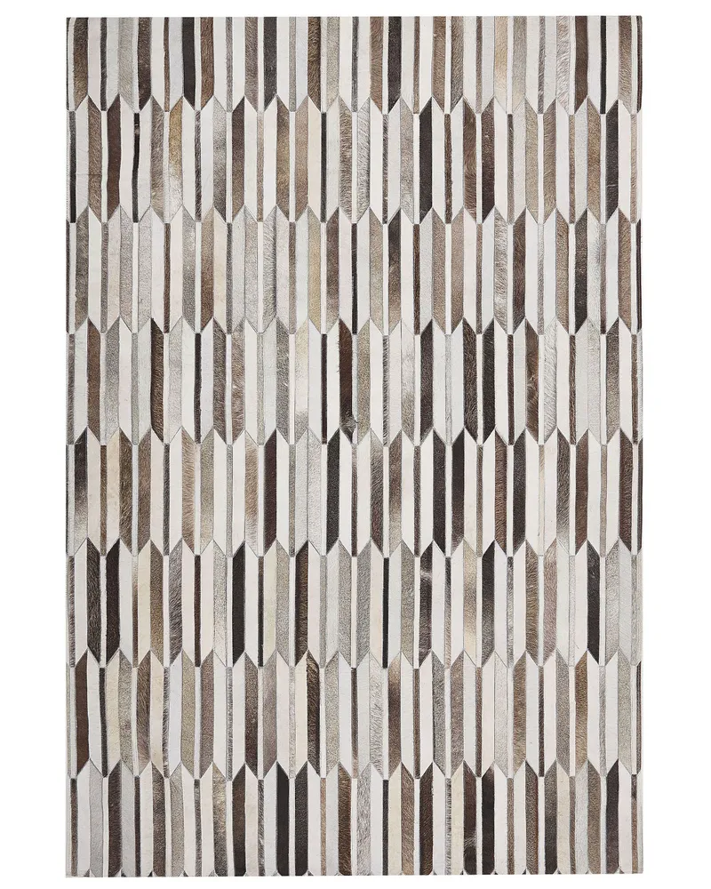 Cowhide Area Rug 160 x 230 cm Caramelo and Beige KULALAR