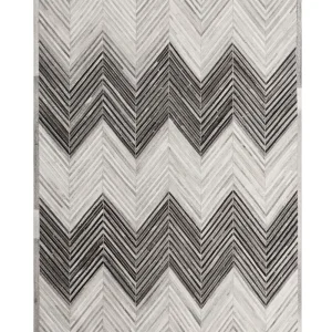 Cowhide Area Rug 160 x 230 cm Grey AYTEPE