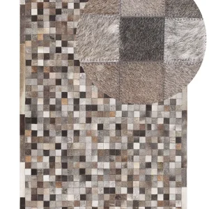 Cowhide Area Rug 160 x 230 cm Multicolour ARMUTLU
