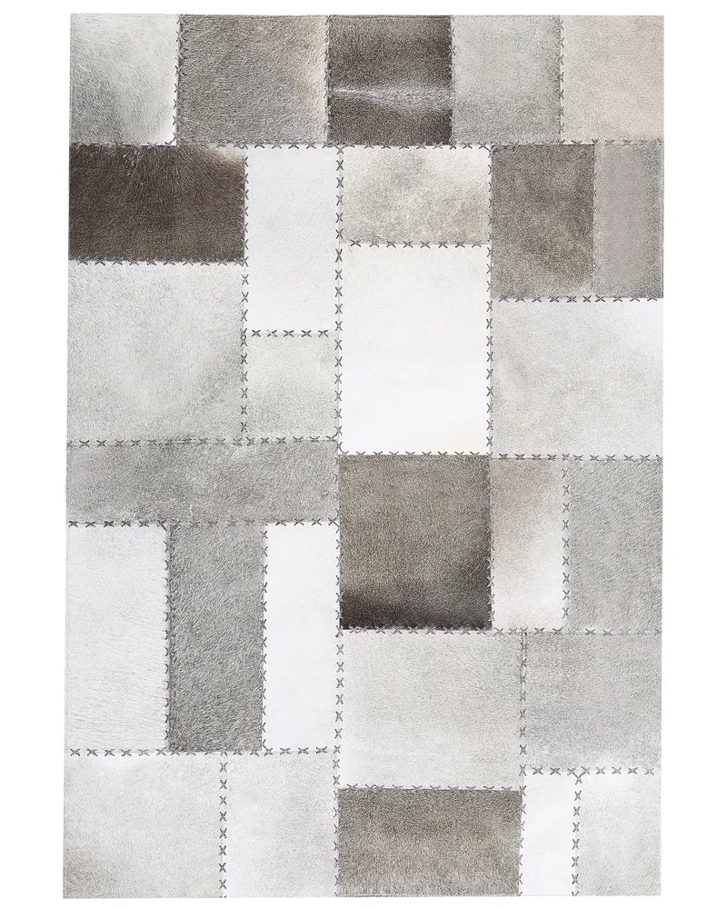 Cowhide Area Rug Café 160 x 230 cm PERVARI