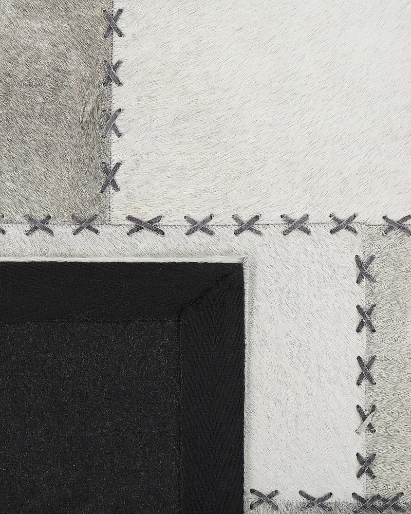 Cowhide Area Rug Café 160 x 230 cm PERVARI