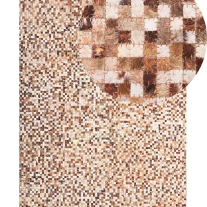 Cowhide Area Rug Café 160 x 230 cm TORUL