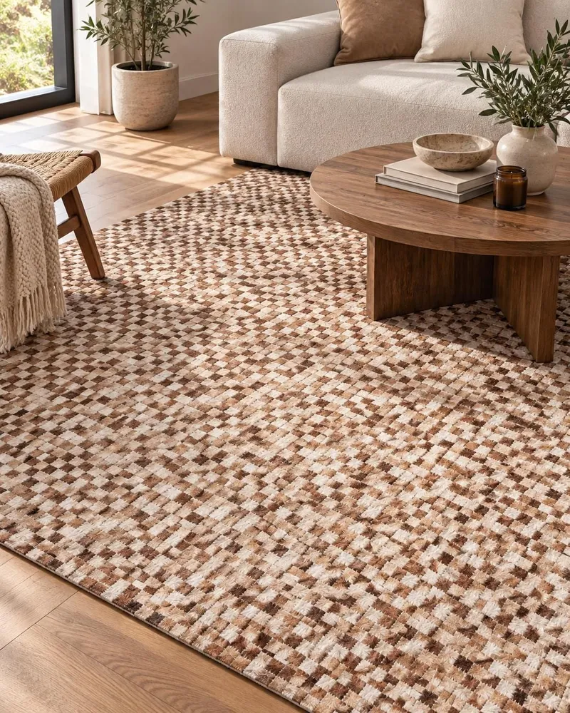 Cowhide Area Rug Café 160 x 230 cm TORUL
