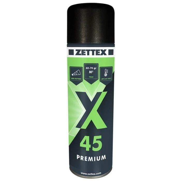 Zettex X45 cola em aerossol 500ML - Perfeito para colar feltro em blocos Aquaforte