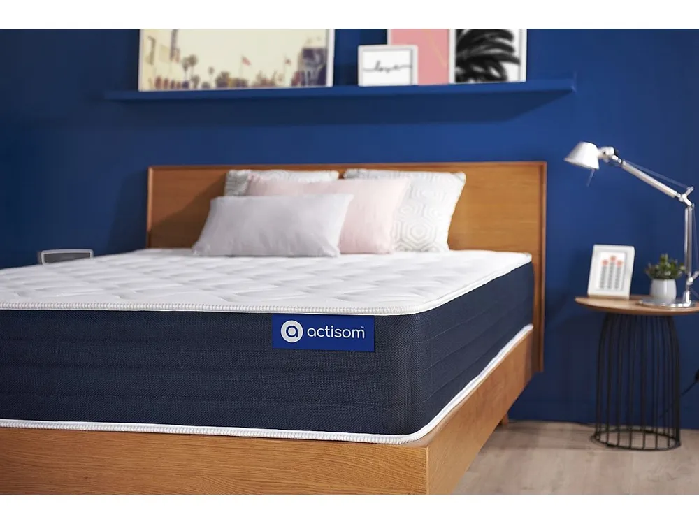 Colchão ACTISOM Actiflex Sleep (90x180 cm - molas ensacadas y Viscoelástica- Altura: 22 cm)
