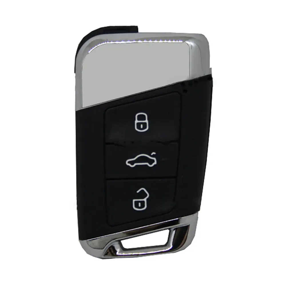 Caixa de controle remote sam chave 3 botões Volkswagen - Perfil Hu162 com Kit de Parafusos