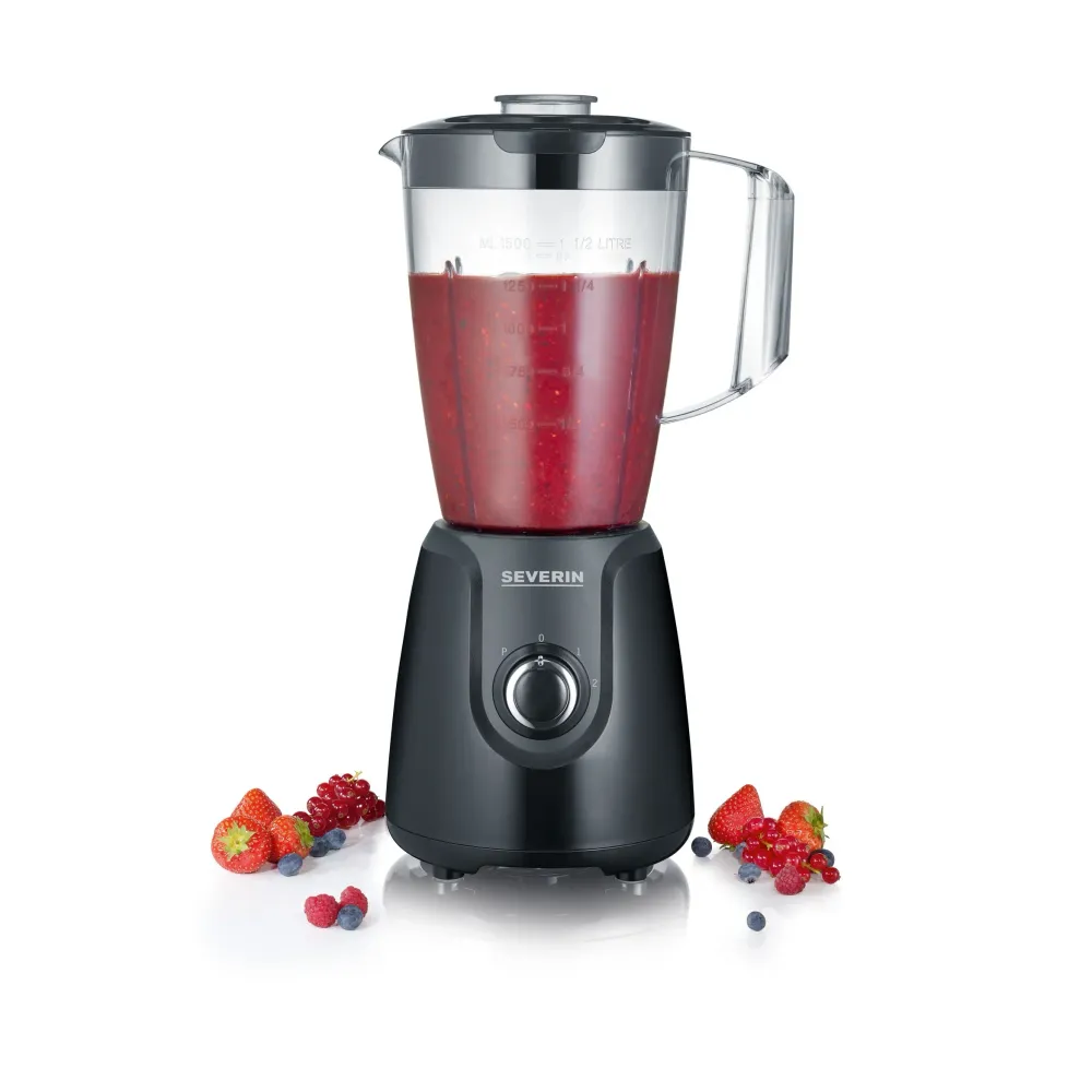 Liquidificadora Severin SM3707 | 1.5L Tritan, 600W, 2 Velocidades Pulse
