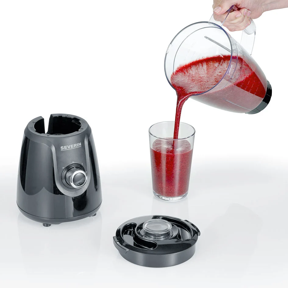 Liquidificadora Severin SM3707 | 1.5L Tritan, 600W, 2 Velocidades Pulse