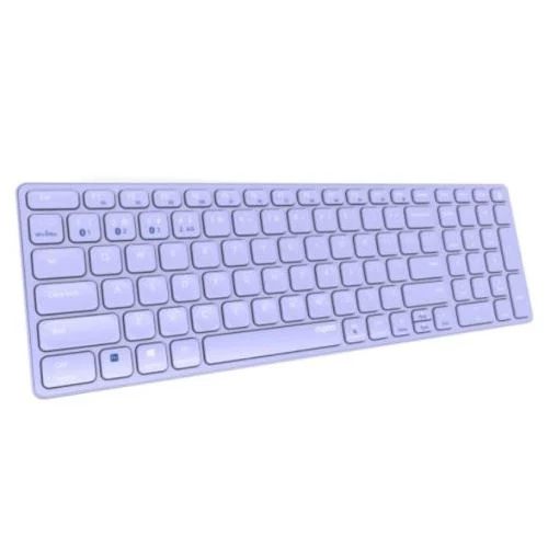 Certificado OE Teclado Rapoo E9700M Multi-mode Wireless/Bluetooth Ultra-slim 215873 - Layout PT - Roxo