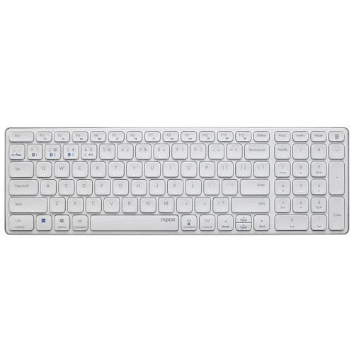 Junta do Coletor Teclado Rapoo E9700M Multi-mode Wireless/Bluetooth Ultra-slim PT 215927 - Branco