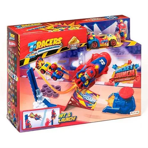 T-Racers Rocket Launch Em ço Inoxidável 409