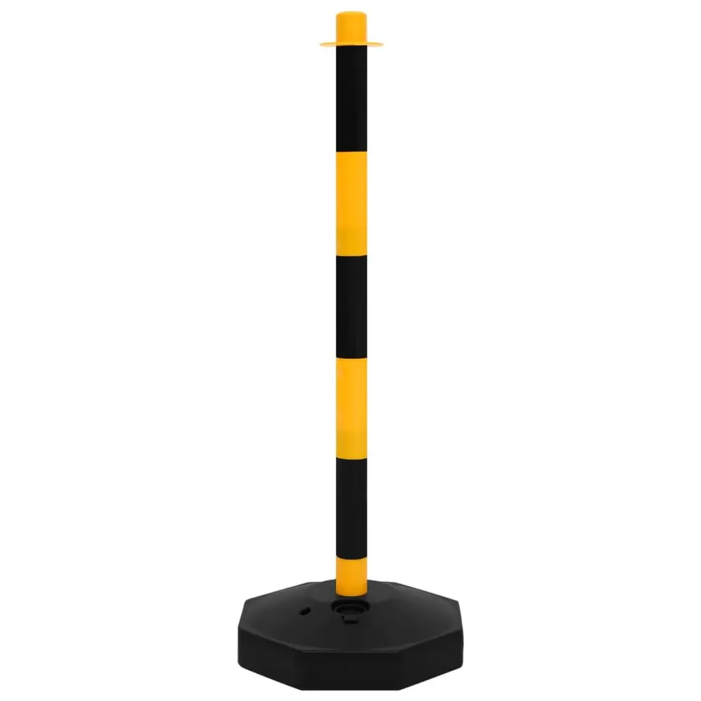 Conjunto de postes com corrente de plástico 10 m LED Branco 6000K