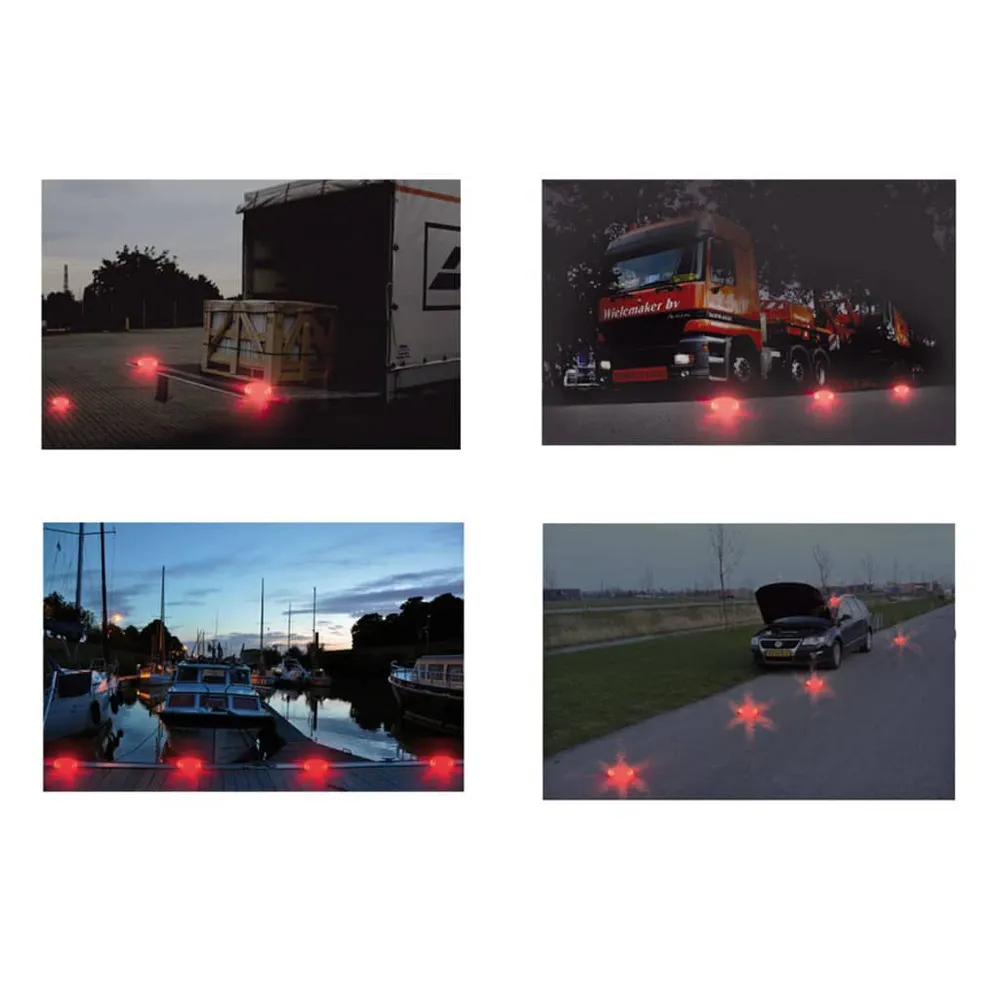 Refletor Off-Road ProPlus Discos rodoviários de aviso com 16 luzes LED laranja 540322