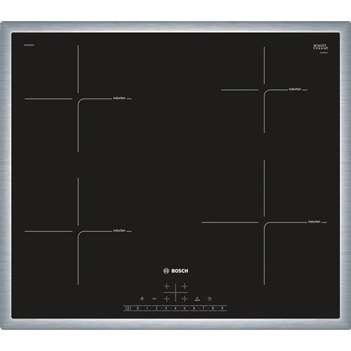 Placa de Indução Bosch PIE645FB1E | Elétrica | 58.3 cm | 4 Zonas | Preto