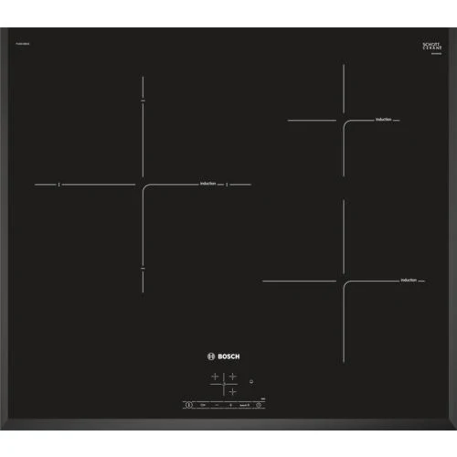 Placa de Indução Bosch PIJ651BB2E | Elétrica | 59.2 cm | 3 Zonas | Preto