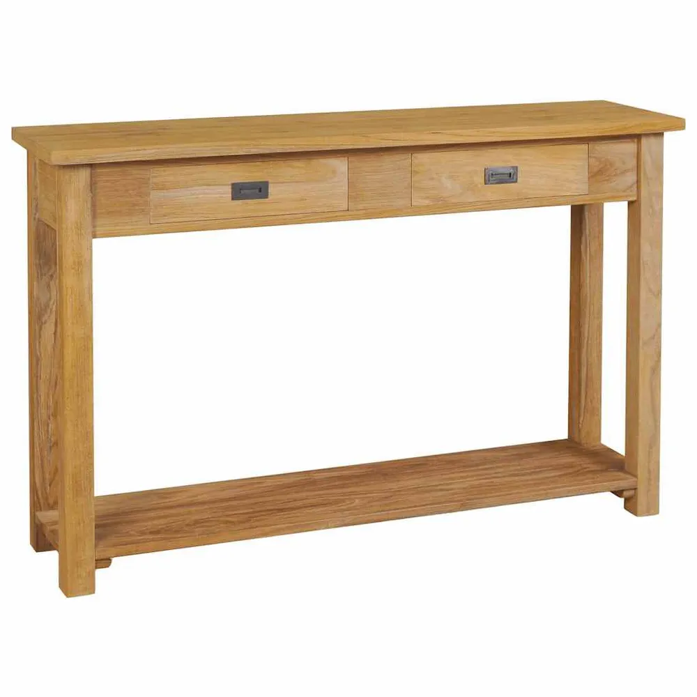 Organizador de Volante Mesa consola de teca maciç 120x30x80 cm